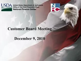 Customer Board Meeting December 9, 2010