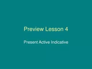 Preview Lesson 4