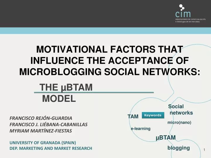 motivational factors that influence the acceptance of microblogging social networks