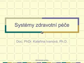 syst my zdravotn p e