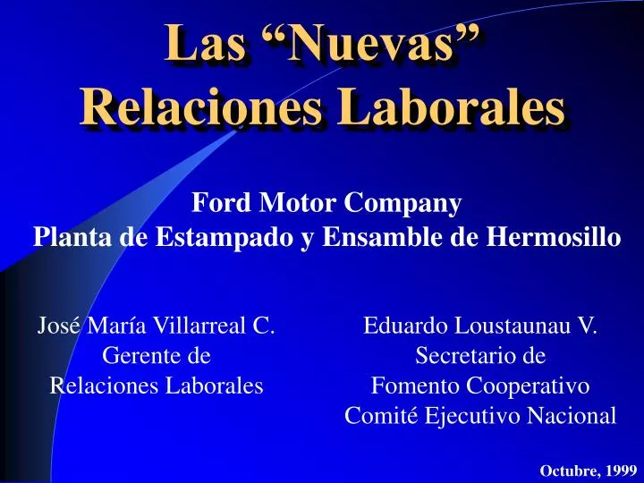 las nuevas relaciones laborales