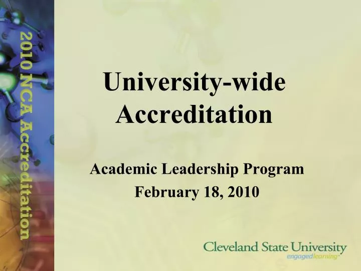 university wide accreditation