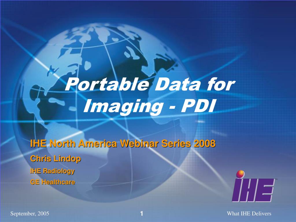 PPT - Portable Data for Imaging - PDI PowerPoint Presentation, free ...