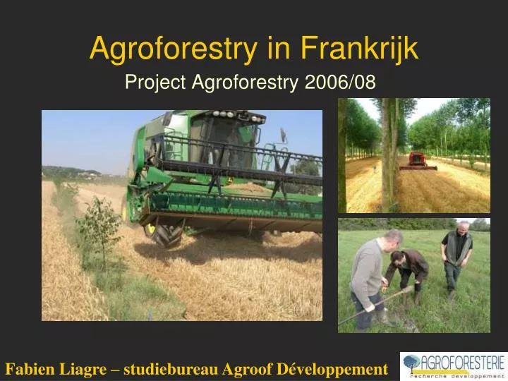 agroforestry in frankrijk