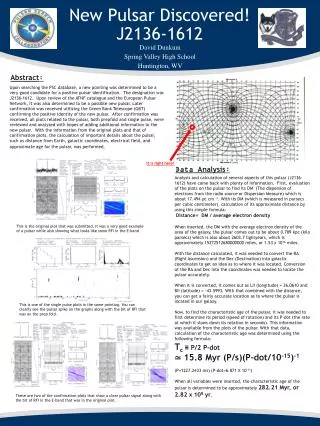 New Pulsar Discovered! J2136-1612