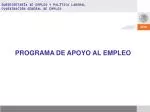 PROGRAMA DE APOYO AL EMPLEO - slide 1