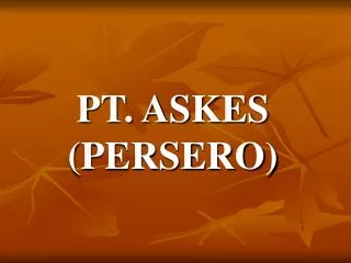 pt askes persero