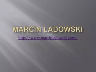 marcin ladowski