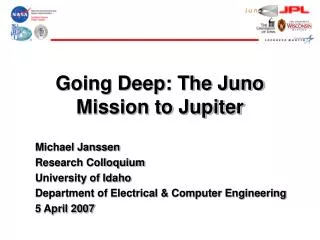 Going Deep: The Juno Mission to Jupiter