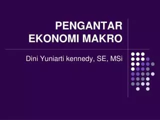 pengantar ekonomi makro