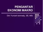 PENGANTAR EKONOMI MAKRO - slide 1