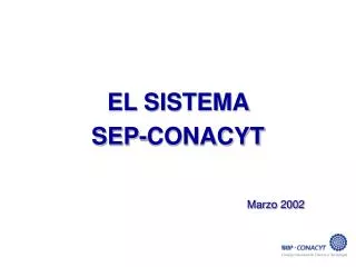 el sistema sep conacyt