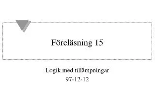 f rel sning 15