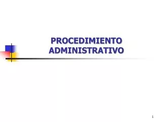 procedimiento administrativo