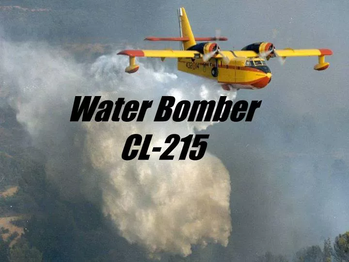 water bomber cl 215