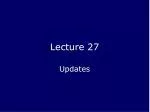 Lecture 27 - slide 1