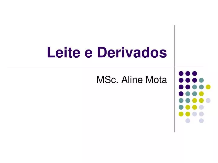 leite e derivados