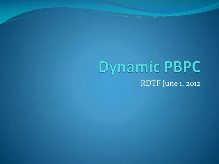 dynamic pbpc