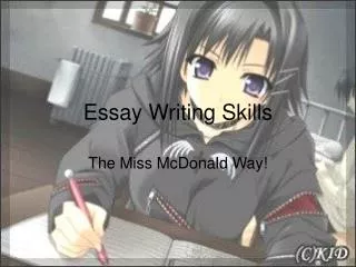 Essay Writing Skills