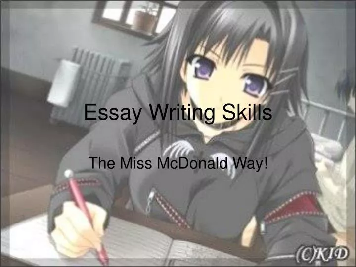 essay writing skills