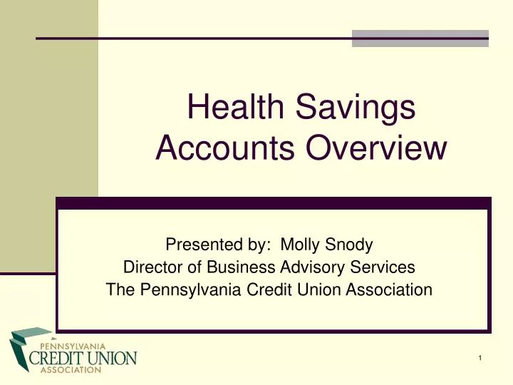 health savings accounts overview