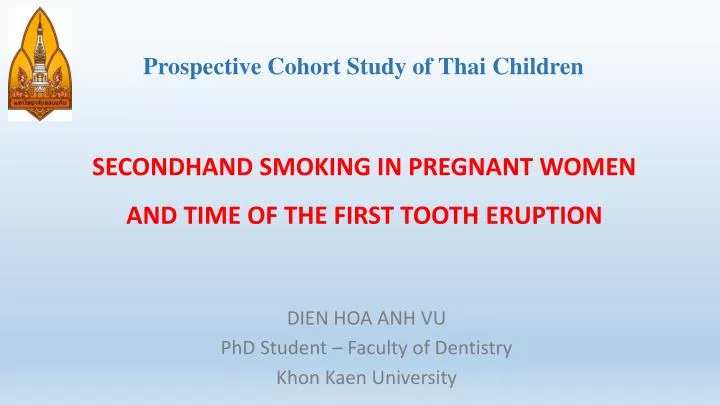 prospective cohort study of thai children