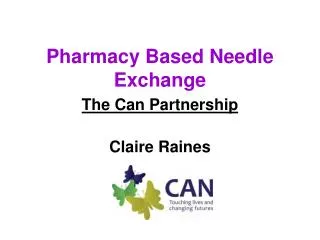Pharmacy Based Needle Exchange