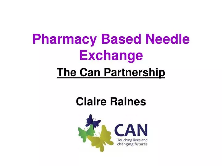 pharmacy based needle exchange