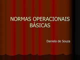 normas operacionais b sicas