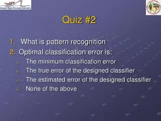 Quiz #2