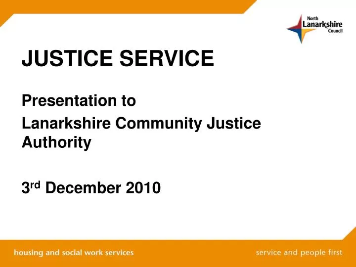 justice service