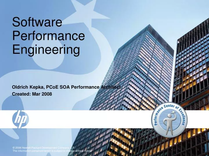software performance engineering