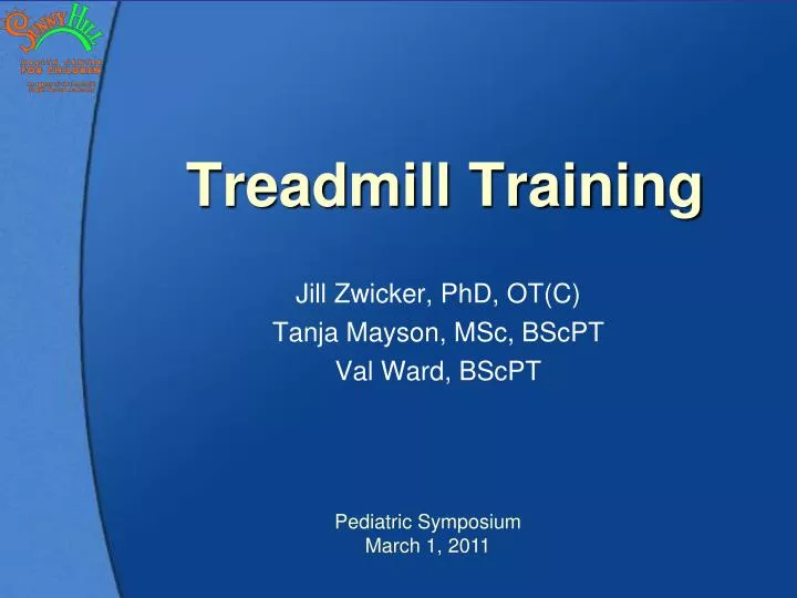 treadmill training