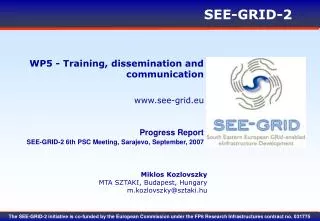 wp5 training dissemination and communication