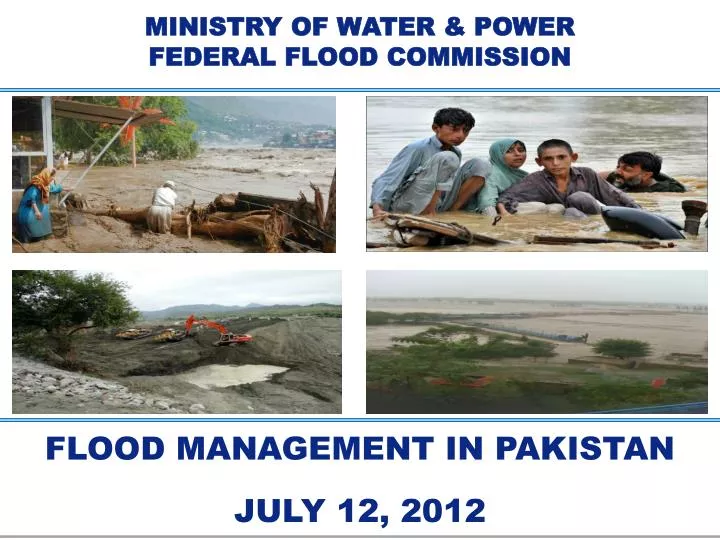 ministry of water power federal flood commission