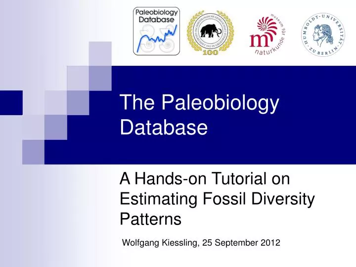 the paleobiology database