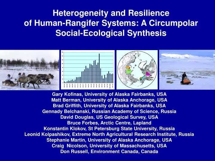 heterogeneity and resilience of human rangifer systems a circumpolar social ecological synthesis