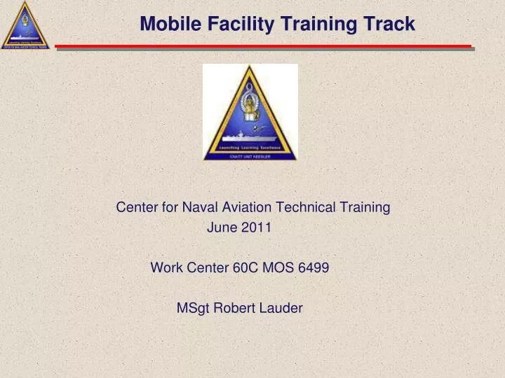 mobile facility training track