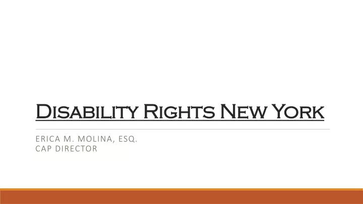 disability rights new york