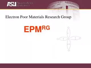 Electron Poor Materials Research Group EPM RG