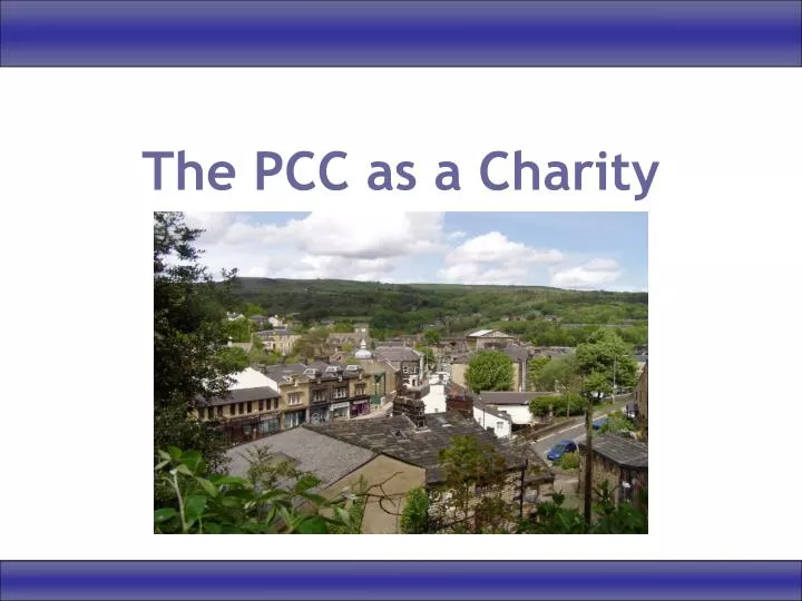 the pcc as a charity