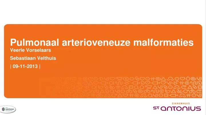 pulmonaal arterioveneuze malformaties