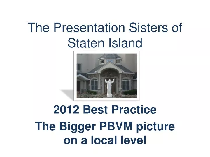the presentation sisters of staten island