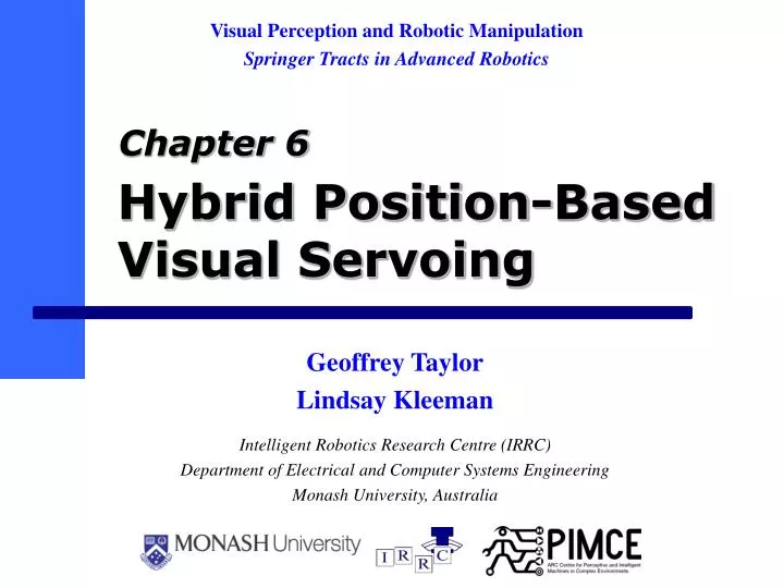 hybrid position based visual servoing