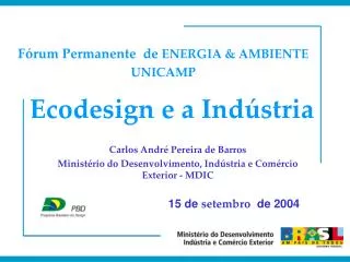 ecodesign e a ind stria