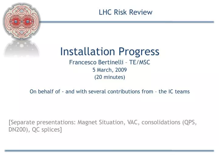 lhc risk review