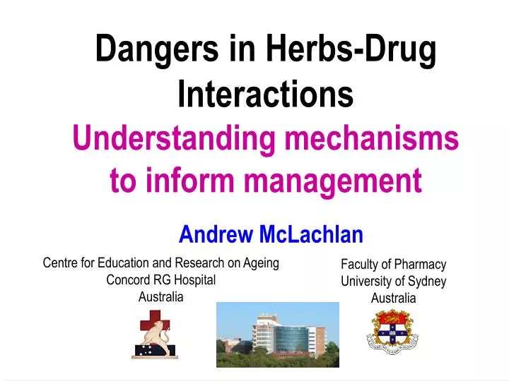 dangers in herbs drug interactions understanding mechanisms to inform management