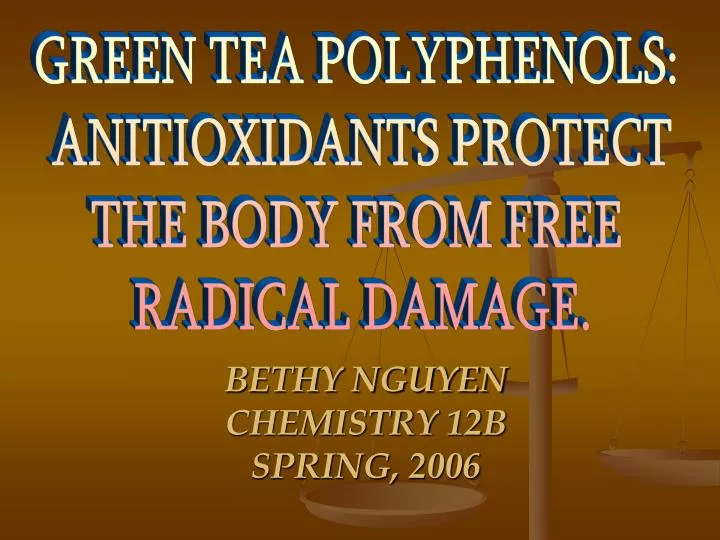 bethy nguyen chemistry 12b spring 2006