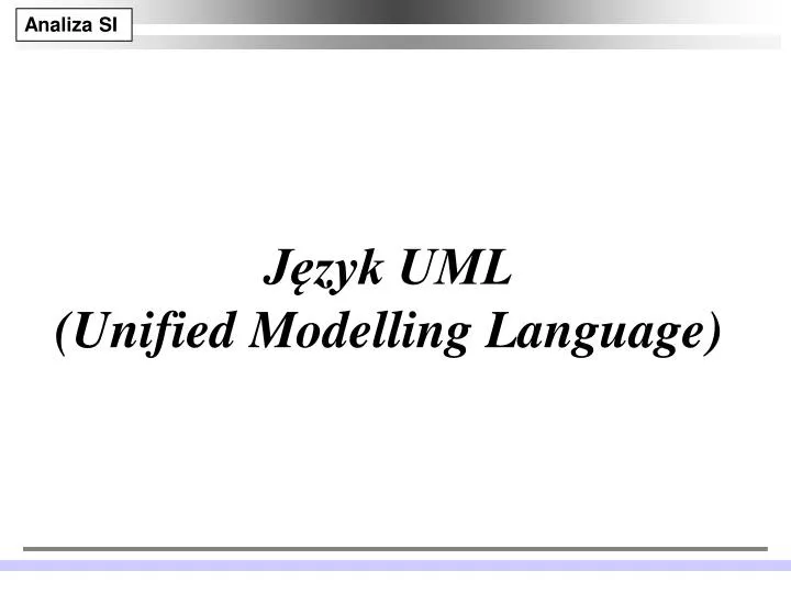 j zyk uml unified modelling language