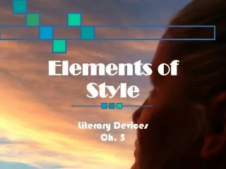 Elements of Style